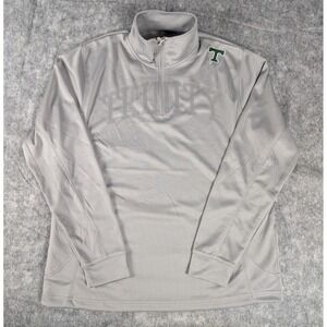 Trinity | Vansport | Gray | Mens | 1/4 Zip Poly‎ Pullover | S